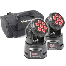 Pair Wash Moving Head Lights