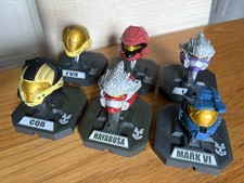 Halo 3 Replica Spartan Helmet Bundle McFarlane Toys - Hayabusa, EVA, CQB, Scout