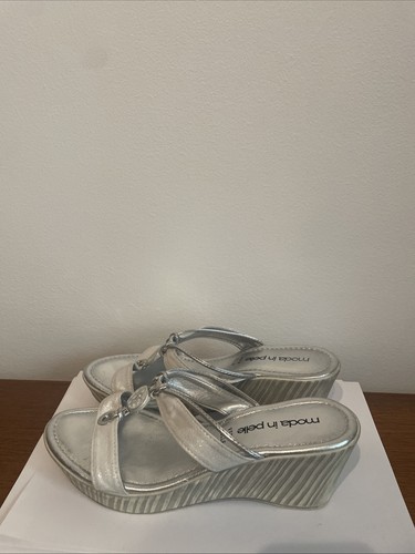 Mode pelle silver wedge - mode, in