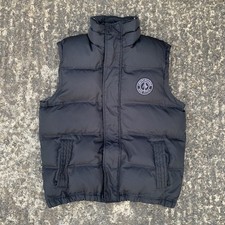 Abercrombie & Fitch Men's Black Down Filled Bodywarmer Gilet Jacket, M