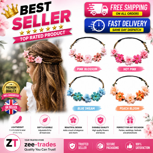 Flower headband head garland - flower,