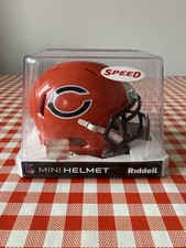 Chicago Bears 2022 Orange Alternate Riddell NFL Speed Mini Helmet New In Box