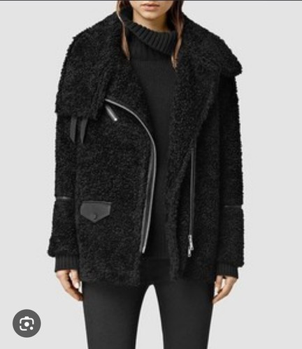 Allsaints oversized shearling - allsaints,