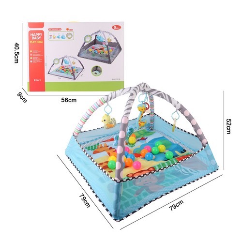 Baby foldable play mat - 2-in-1,