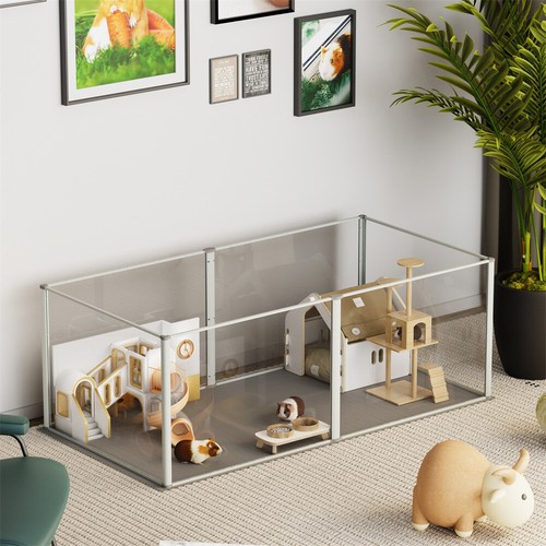 18panel dog playpen acrylic - 6-18panel,