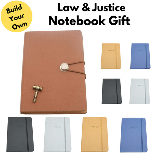 Law justice notebooks - notebooks, &