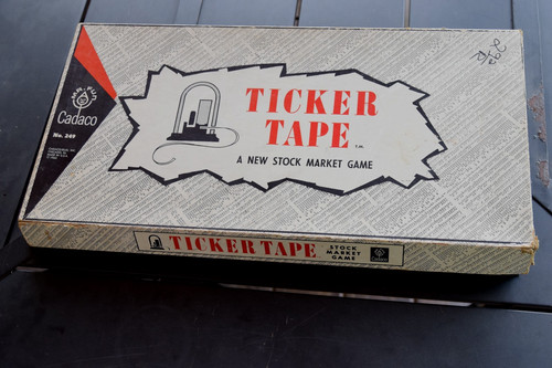 Vintage cadaco 1963 ticker - vintage,