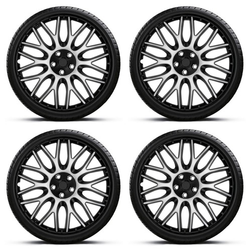 Wheel trims black silver - black,