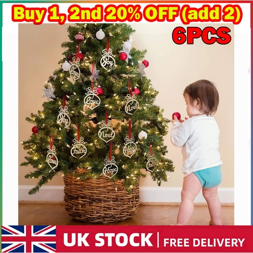 Wooden christmas tree hanging - wooden,