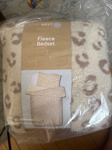 Next fleece bed set double - bed,
