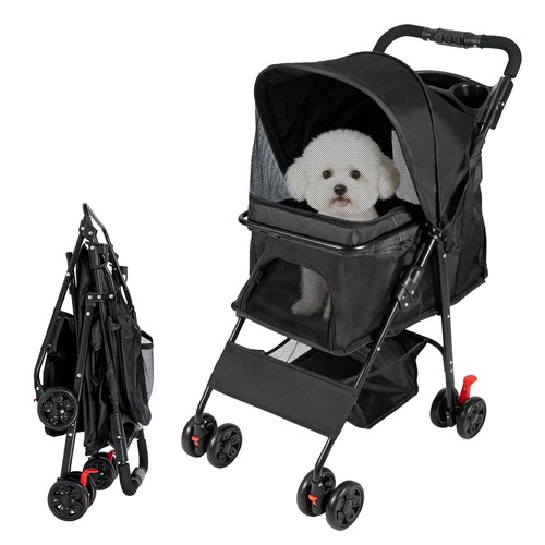 Pet travel stroller cat dog - pet,