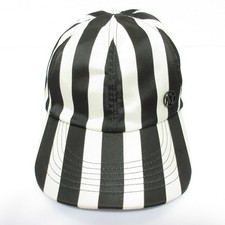 MAISON MICHEL Striped Satin