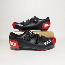SIDI Trace 2 MTB Cycling Bike Shoes UK 7.5 Red Black Used + Original Box