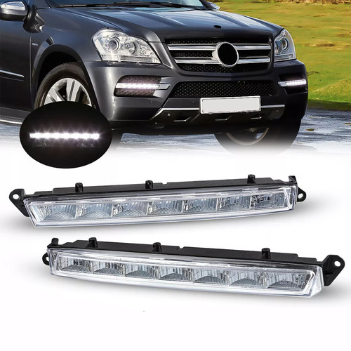 Led drl fog light pair - fog, w/