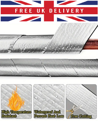 Pipe aluminum insulation roll - aluminum,