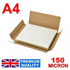 100 x A4 LAMINATING POUCHES