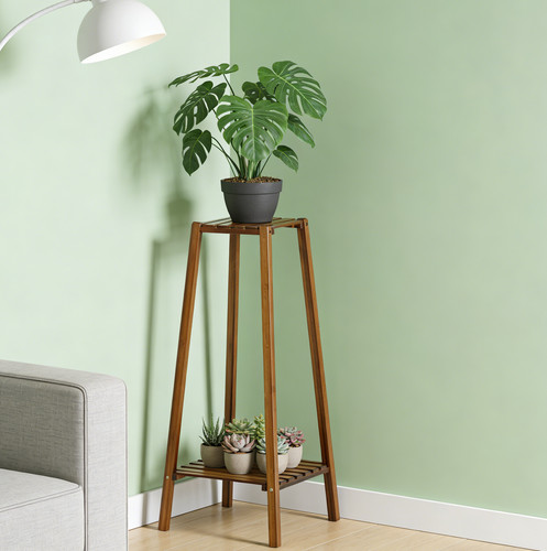 Trapezoidal solid wood plant - trapezoidal,