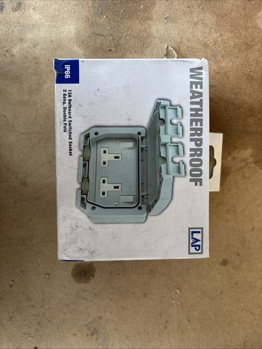 Lap weatherproof 13a - 13a, double