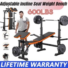 600lbs Weight Bench Adjustable