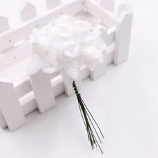 1 Bouquet 12 Head Concise Artificial Rose Silk Flower Leaf Home Wedding Decor