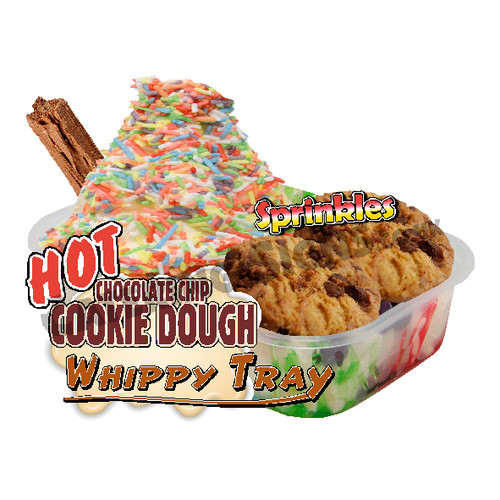 Sprinkle hot cookie dough - hot, tray