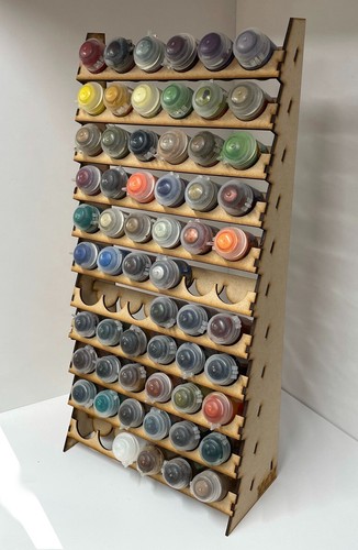 Pot style paint rack - style,