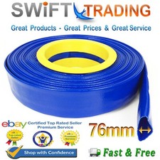 BLUE PVC LAYFLAT HOSE-WATER