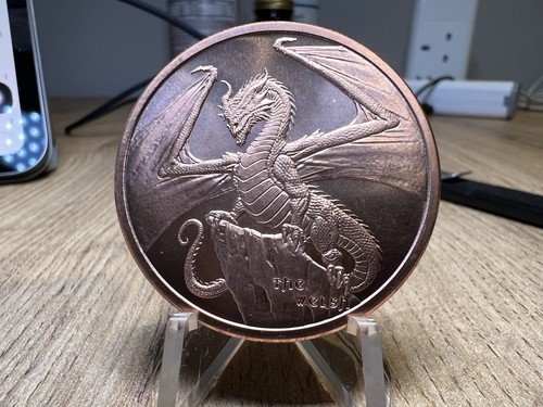 1oz copper world dragons - world,