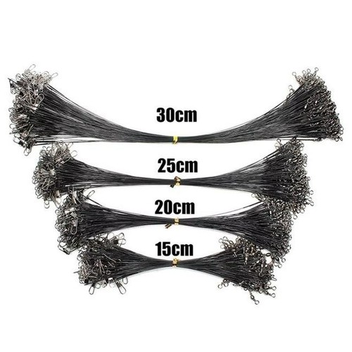 Steel wire fishing leaders - steel,