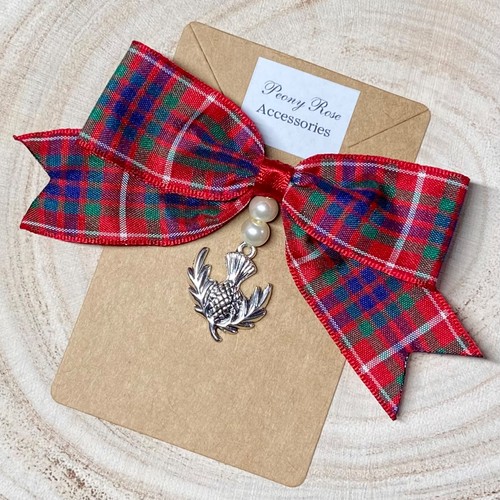 Scottish red fraser tartan - scottish,