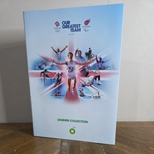 London 2012 Olympics-team GB BP Legends Collection Album with 12 Medallions
