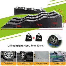 Set of 2 Car Ramp 4 Ton 2+2