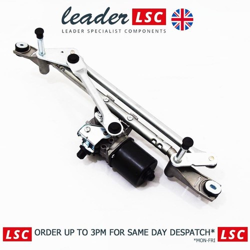 Front wiper motor and linkage - motor,