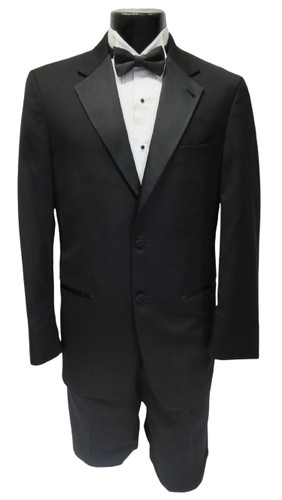 Basic black notch - black, tuxedo