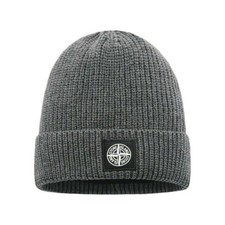 Stone Island Warm Cuffed Cap Knit Stretch Beanie Winter Hat Mens Womens Gifts