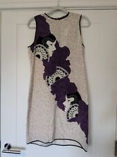 Holly Fulton Printed Silk Shift Dress Size 10