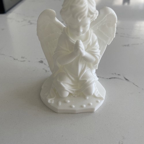 Printed praying angel - 3d,