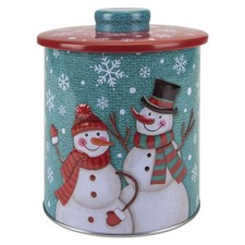 Christmas Biscuit Tin Snowman
