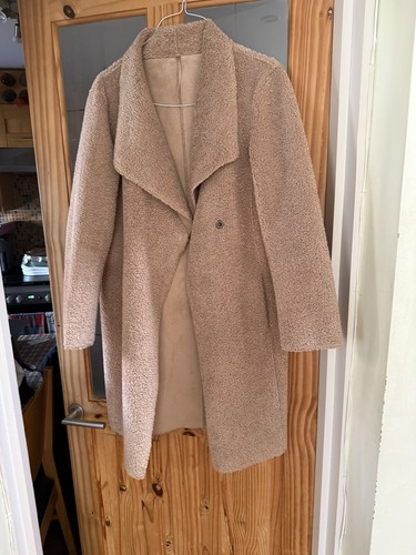 Teddy fur coat - m&s,