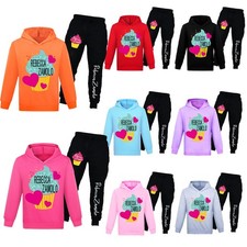 Kids T-Shirt Rebecca Zamolo Youtube Merch Hoodies Hooded Top Pant trousers Sets