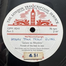 RARE BBC Transcription Disc