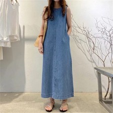 Women's Sleeveless Denim Tanks