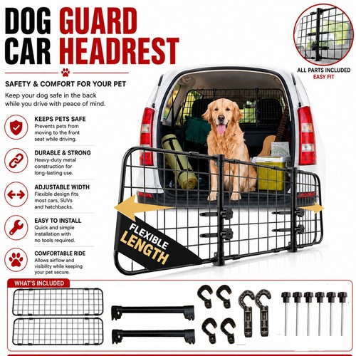 Universal car boot dog guard - car,
