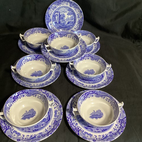 Spode blue italian soup - spode, x