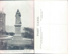 Victoria Regina Statue Scarborough Yorkshire England Queen s Series TTS Memorial