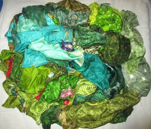 Ads lot 100 pure silk - 100%,