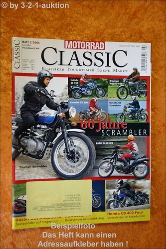 Motorcycle classic mv - classic, 3/06