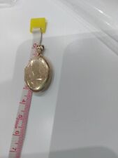 Antique 10ct Solid Gold Round/oval  Locket Heavy 5grams 