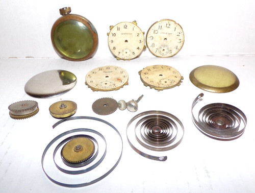 Antique pocket watch face lot - antique,
