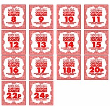 Ernie Ball Single Gauge Plain String Sets 6pack. 0.009 to 0.024